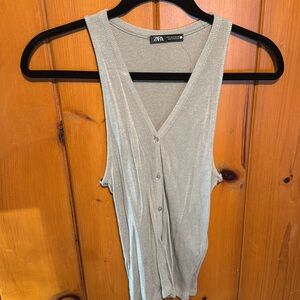 Zara green tank